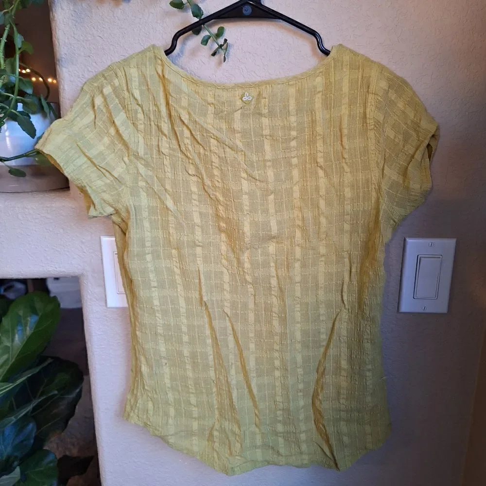Prana Blouse small yellow - Picture 2 of 8
